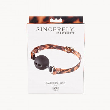 Sincerely Amber Ball Gag SP