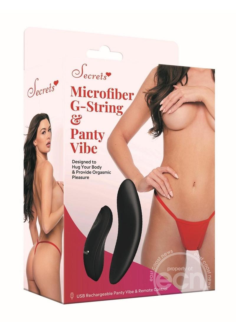 Secrets Rechargeable Silicone Lace G-String and Panty Vibe - SP BOUTIQUE