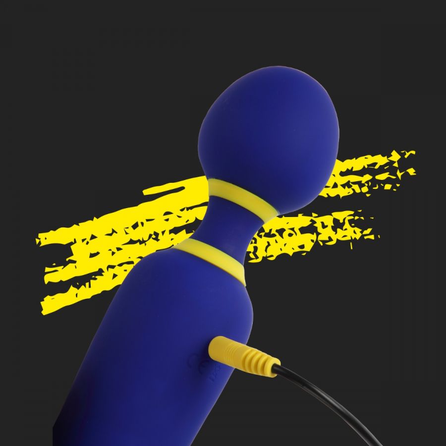 ROMP Flip Wand Massager Blue - SP BOUTIQUE