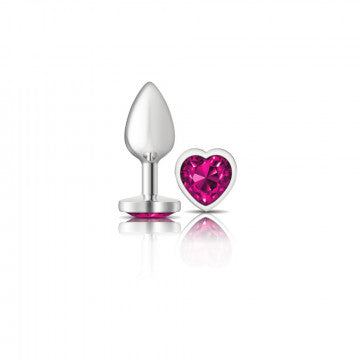 Cheeky Charms-Silver Metal Butt Plug - SP BOUTIQUE