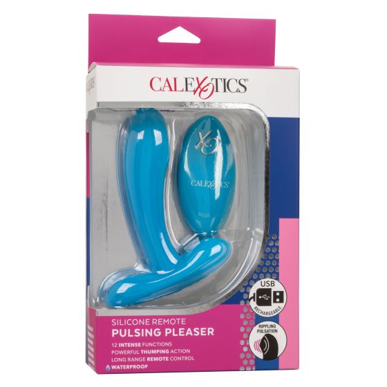 Silicone Remote Pulsing Pleaser Blue - SP BOUTIQUE