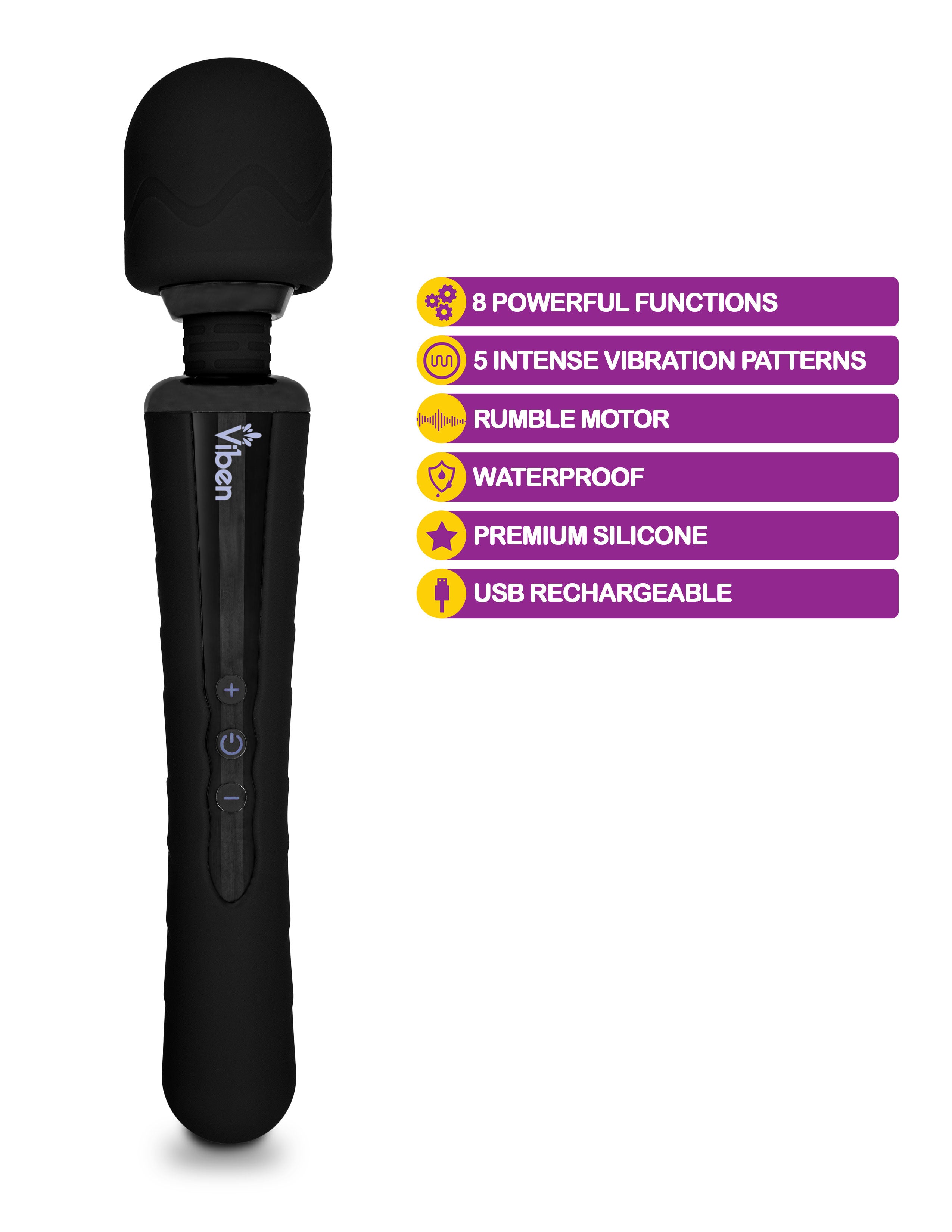 Obsession Wand Massager - Violet - SP BOUTIQUE
