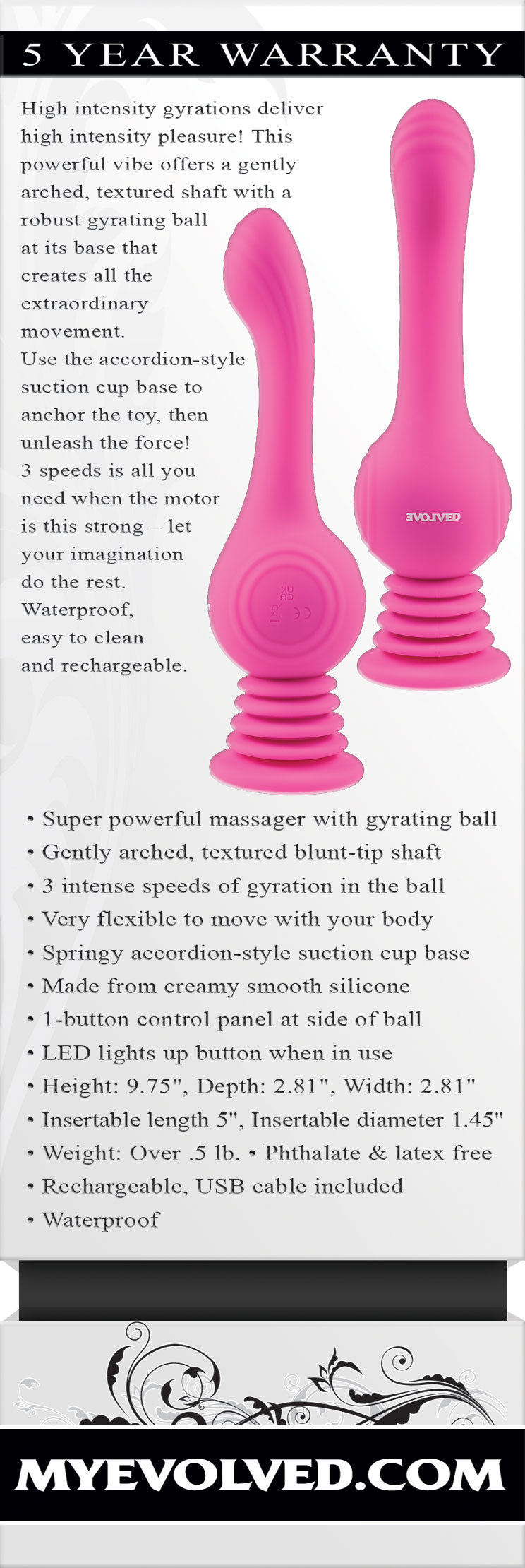 Gyro Vibe Intense Gyrating Ball - SP BOUTIQUE