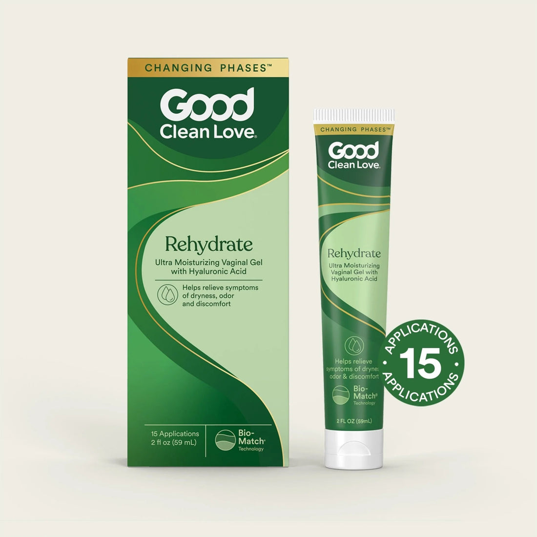Good Clean Love Changing Phases Rehydrate Vaginal Gel 2oz