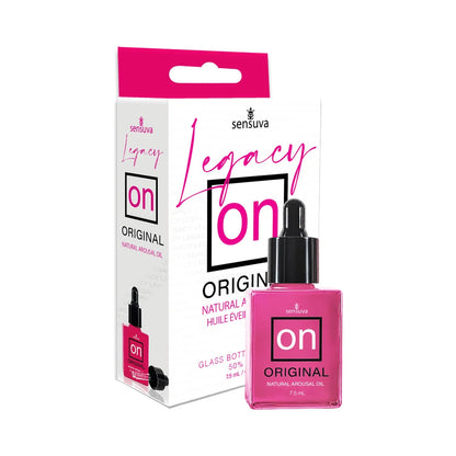 Sensuva ON LEGACY Original Arousal Oil (7.5ml) Luxury Glass Bottle
