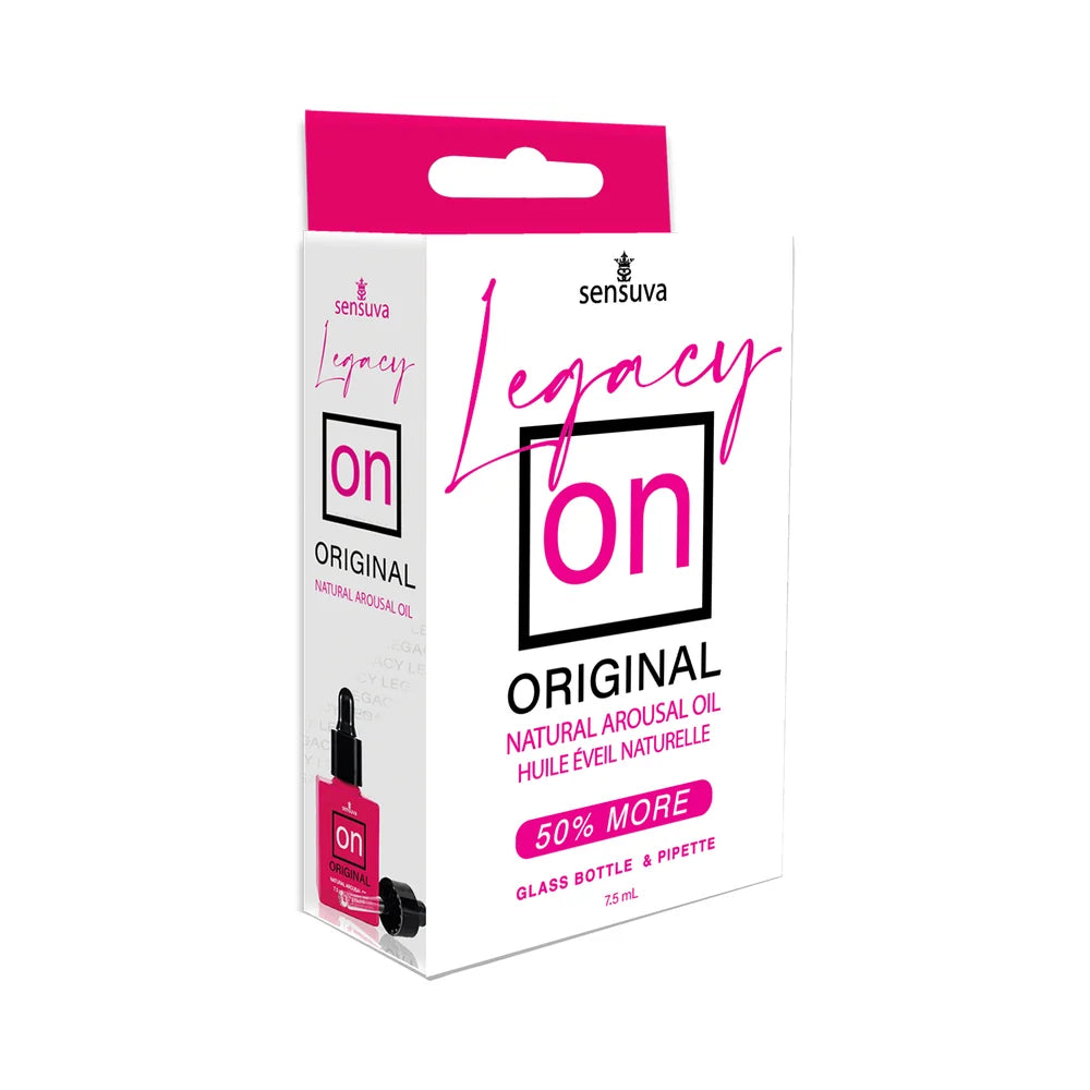 Sensuva ON LEGACY Original Arousal Oil (7.5ml) Luxury Glass Bottle