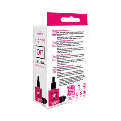 Sensuva ON LEGACY Original Arousal Oil (7.5ml) Luxury Glass Bottle