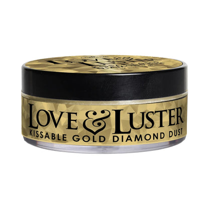 Sensuva Love &amp; Luster Kissable Diamond Dust 2 oz. Jar Gold