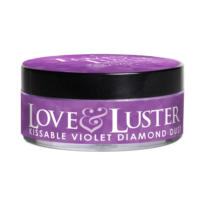 Sensuva Love &amp; Luster Kissable Diamond Dust 2 oz. Jar Violet