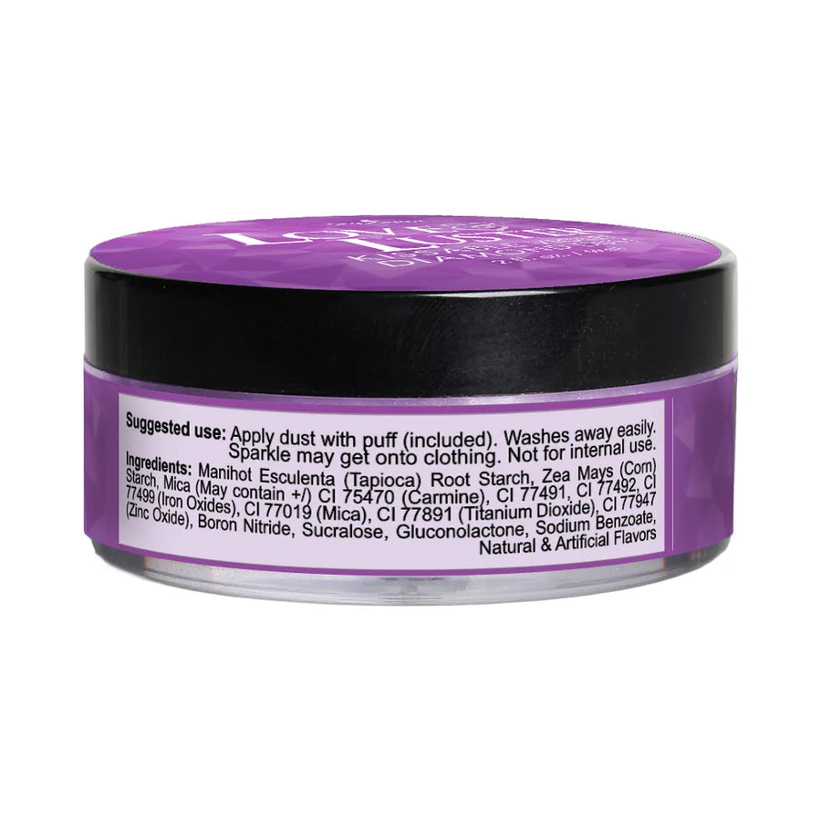 Sensuva Love &amp; Luster Kissable Diamond Dust 2 oz. Jar Violet