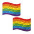 Pastease Rainbow Flags PASTIES