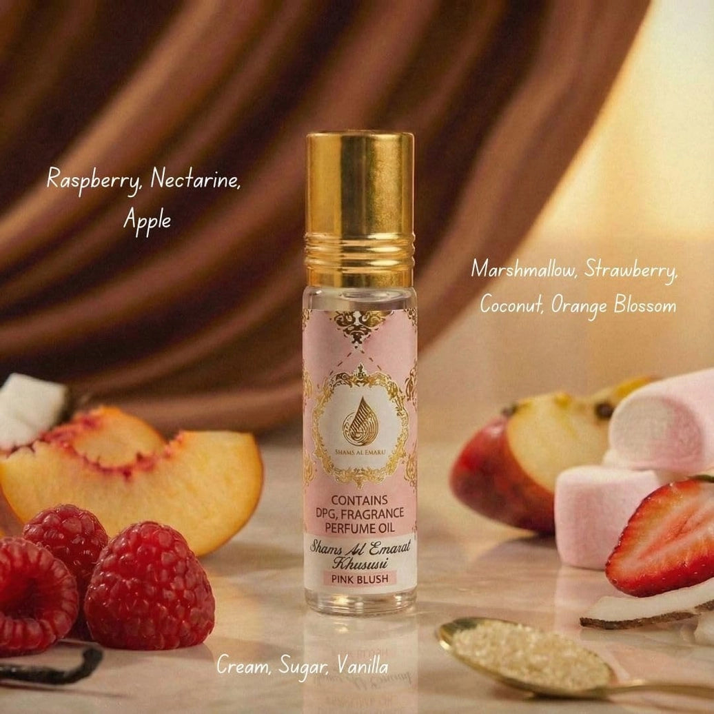 Pink Blush Shams Al Emarat Khususi Perfume Oil Roll On 10 ml