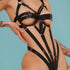 JOY-BTS083 – Black Strap Harness Bodysuit SP BOUTIQUE