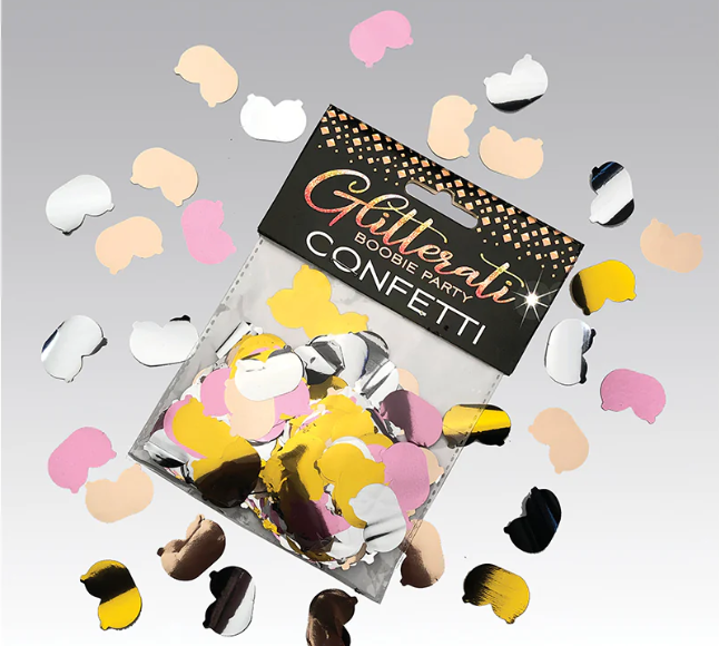 Glitterati Boobie Party Confetti LITTLE GENIE