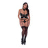 Magic Silk Hard Candy Demi Bra, Harness & Garter Panty EXPOSED