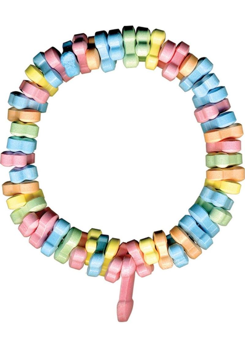 Dicky Charms Multi Flavored Penis Shaped Candy In A Super Stretch Bracelet HOTT PRODUCTS