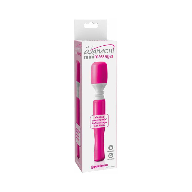 Mini Wanachi Waterproof Massager Flexible Silicone Wand PIPEDREAM
