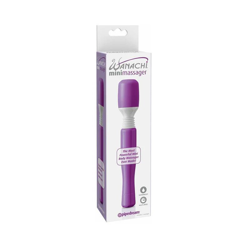 Mini Wanachi Waterproof Massager Flexible Silicone Wand PIPEDREAM