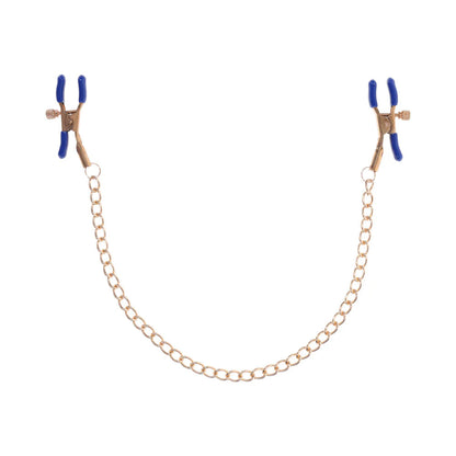 Sportsheets Sex &amp; Mischief Cougar Chained Nipple Clamps SPORTSHEETS