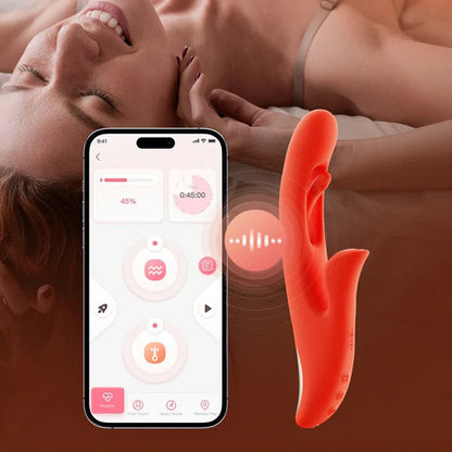 Tressa App-Enabled Tapping Vibrator G-Spot and Clitoral Stimulation HONEY PLAY BOX