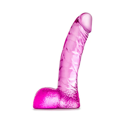 Naturally Yours Ding Dong Realistic 5.5 in. Dildo with Balls - Lifelike design showcasing soft texture and clarity for heightened pleasure.