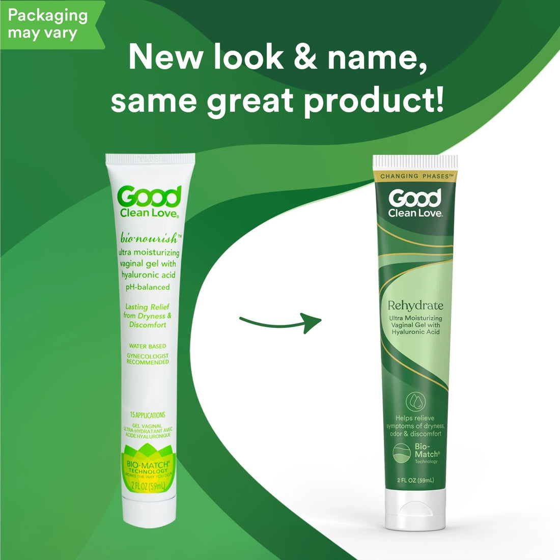 Good Clean Love Changing Phases Rehydrate Vaginal Gel 2oz