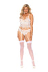 EM30092X-EYELASH LACE CAMI SET ELEGANT MOMENTS