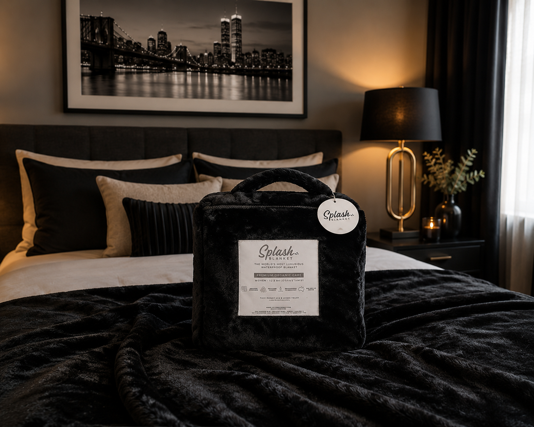 Splash Blanket Furlush Small Black