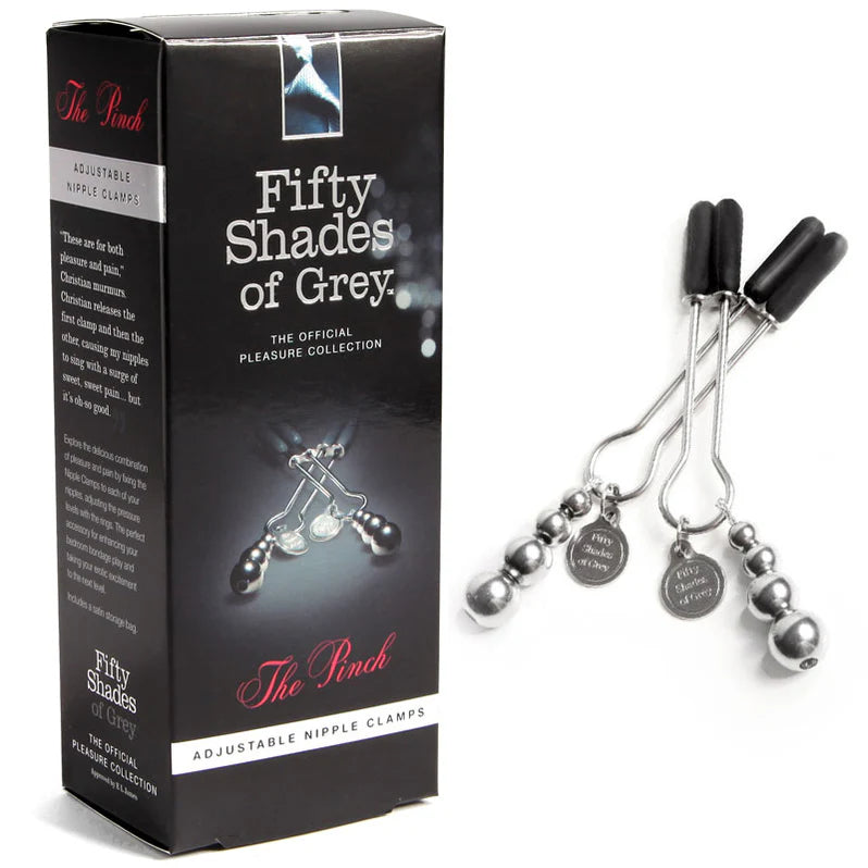 Fifty Shades of Grey The Pinch Adjustable Nipple Clamps FIFTY SHADES