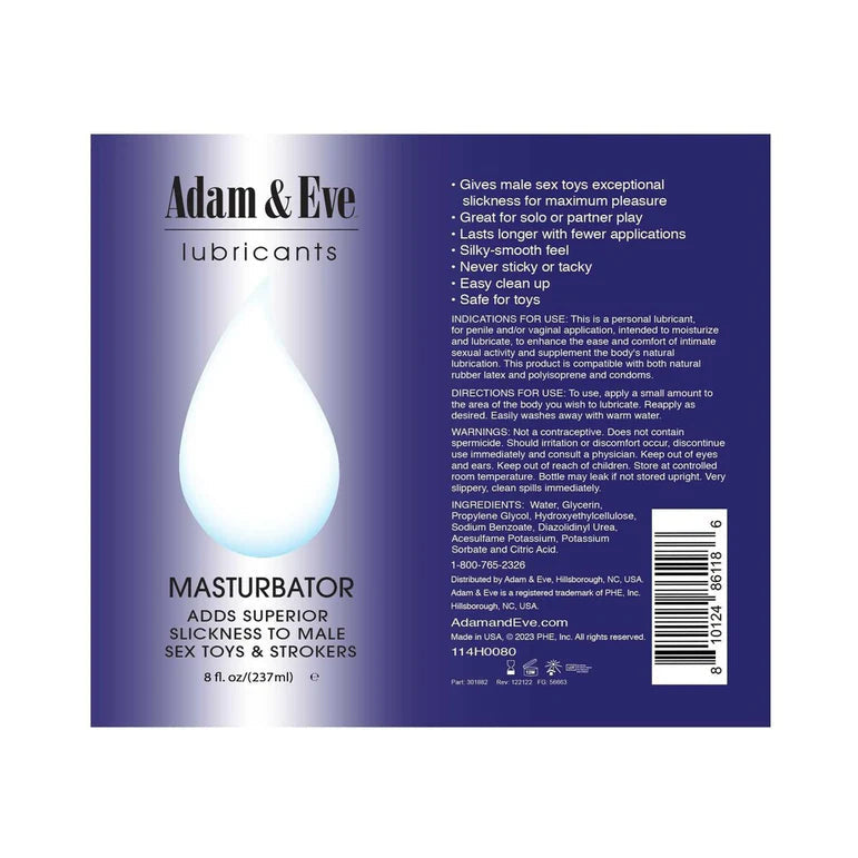 Adam &amp; Eve Masturbator Lubricant ADAM &amp; EVE