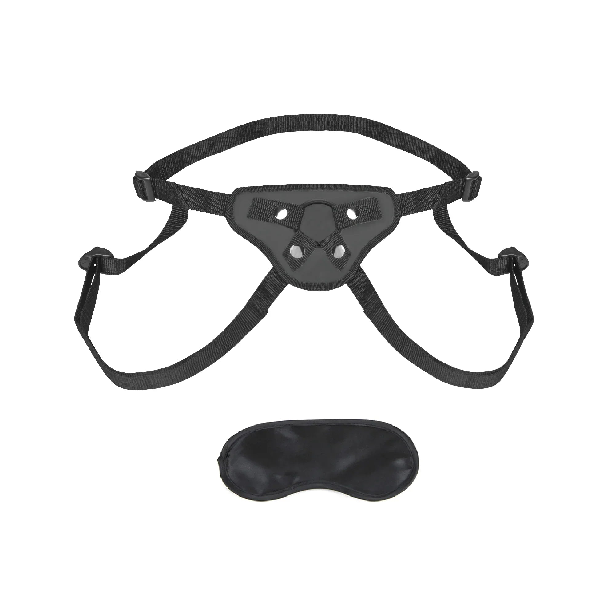 Lux Fetish Beginners Strap-On Harness Black ELECTRIC EEL