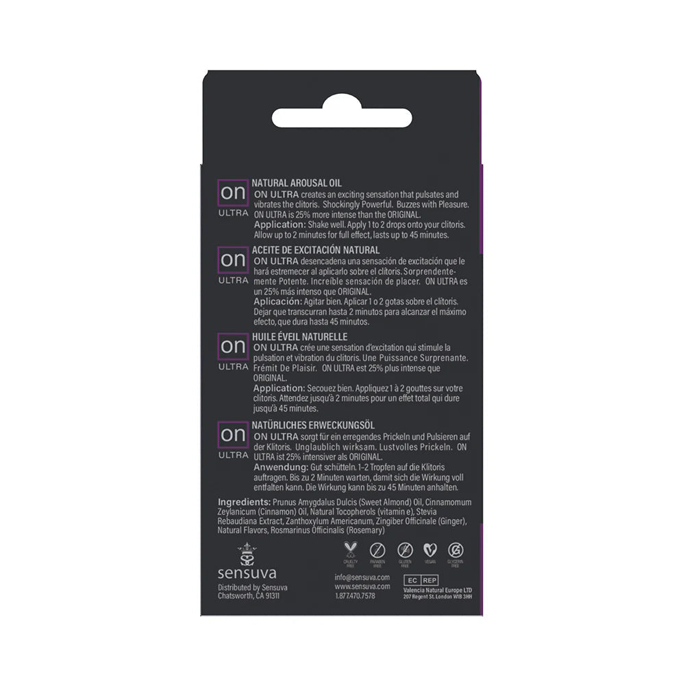 Sensuva ON Ultra Arousal Oil SENSUVA