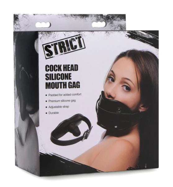 Strict Cock Head Silicone Mouth Gag STRICT