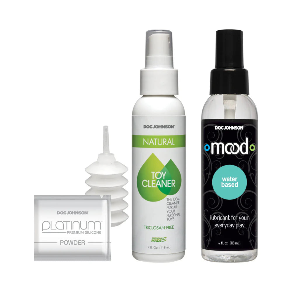 Vac-U-Lock Silicone Pegging Set DOC JOHNSON