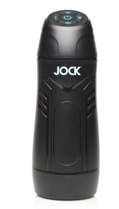 Jock 9X Sucking Vibrating Masturbator - 3 Speeds, Multi-Textured Tunnel, Rechargeable - SP BOUTIQUE