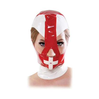 Fetish Fantasy Extreme Malpractice Mask Nurse-Themed Latex Hood PIPEDREAM