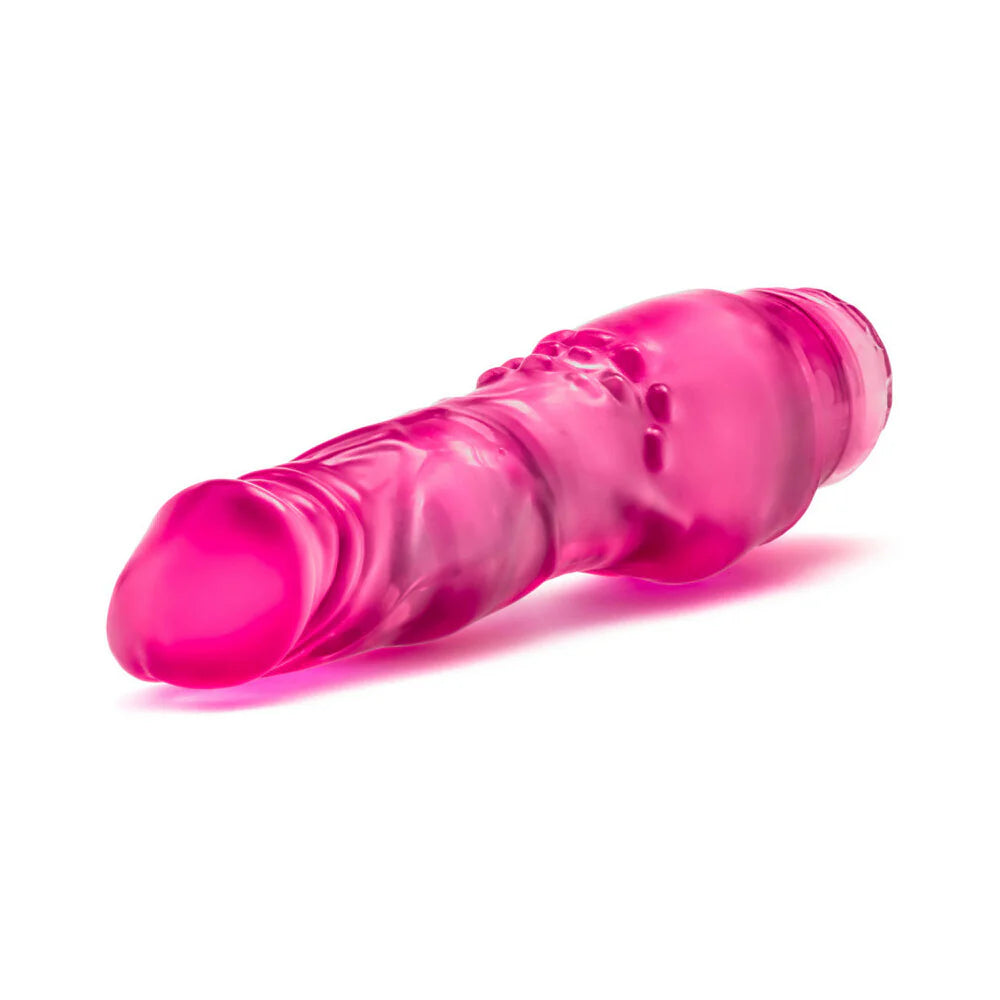Blush Glow Dicks The Banger Realistic Vibrating Dildo BLUSH