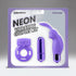 Pipedream Neon 3-Piece Silicone Vibrating Couples Kit PIPEDREAM