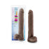 Au Naturel Daddy Posable Dual Density Dildo with Balls BLUSH