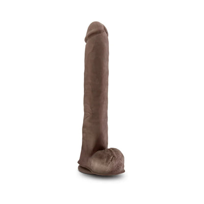 Au Naturel Daddy Posable Dual Density Dildo with Balls BLUSH