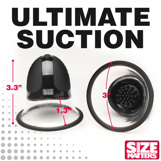 Size Matters 10X Rotating Silicone Nipple Suckers with 4 Attachments XR BRANDS