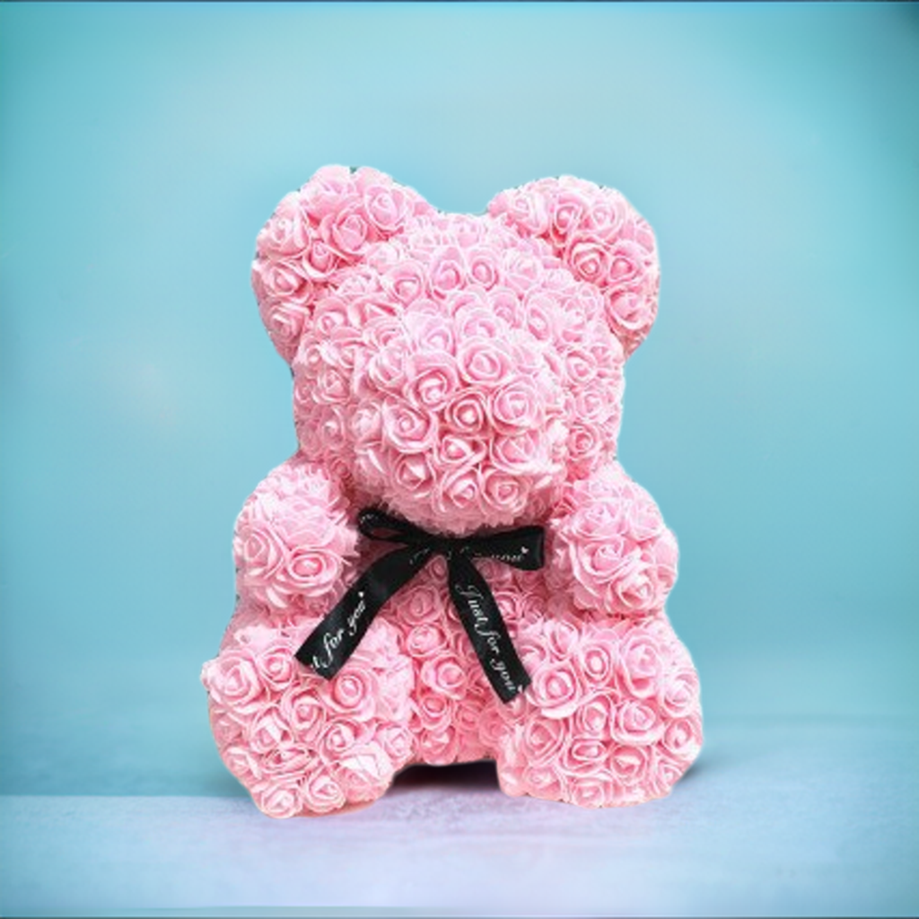Rose Teddy Bear and Rose Ring Gift Box SP BOUTIQUE