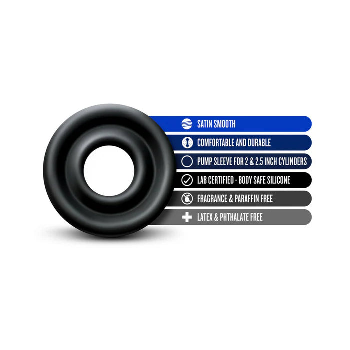 Performance - Universal Replacement TPE Pump Sleeve - Black - SP BOUTIQUE