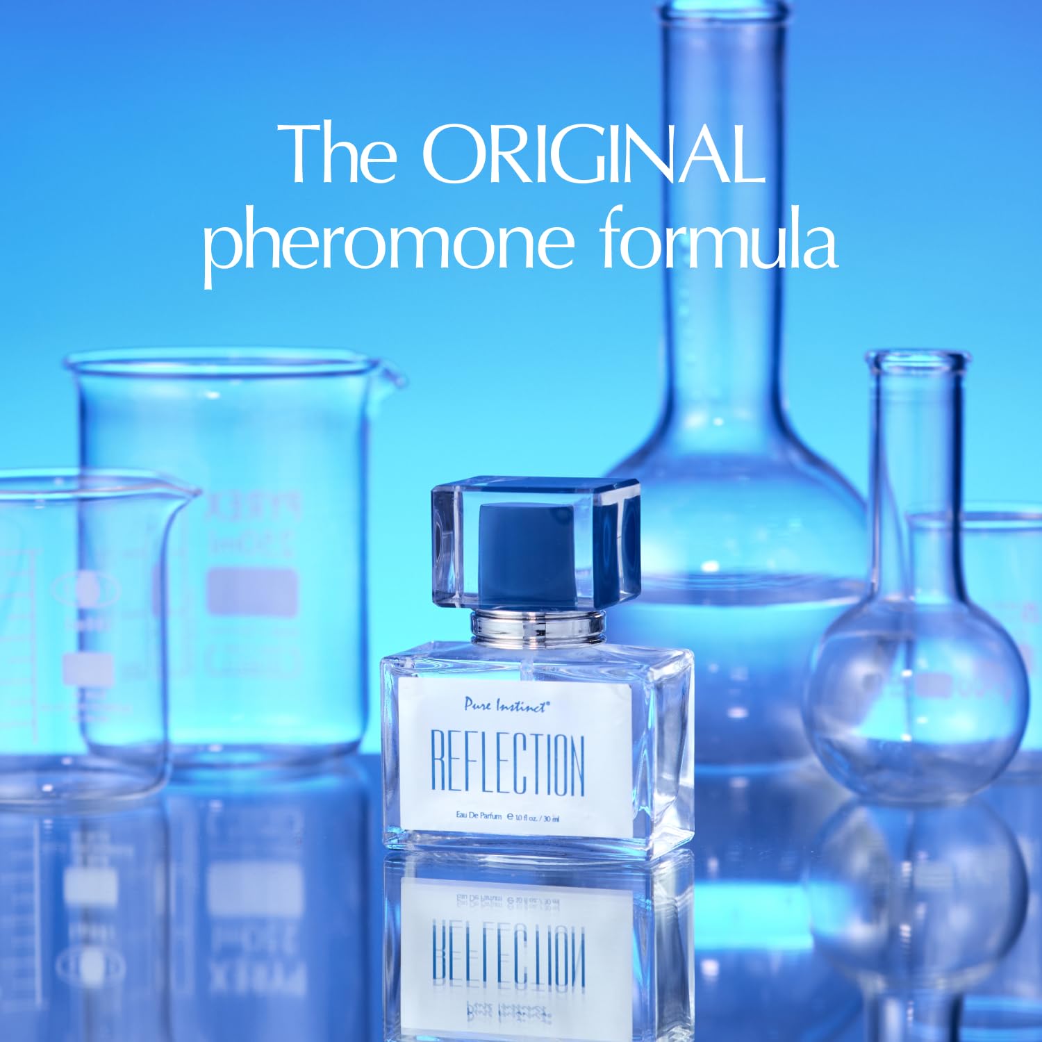 Lifestyle image of a man wearing Pure Instinct Reflection at a business meeting, embodying strength and ambition.