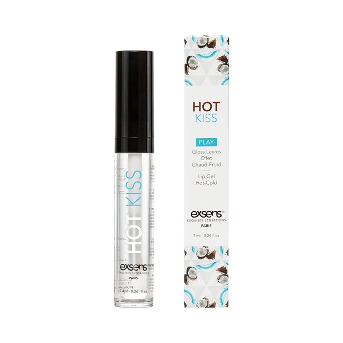 Exsens Hot Kiss Arousal Lip Gloss Coconut 0.24 oz. EXSENS