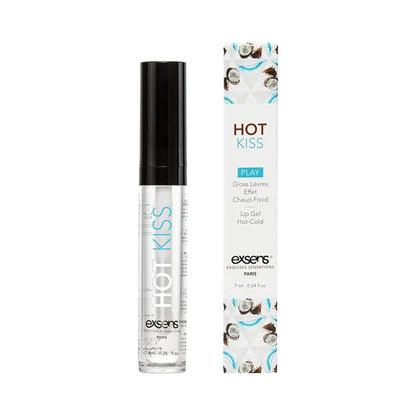 Exsens Hot Kiss Arousal Lip Gloss Coconut 0.24 oz. EXSENS