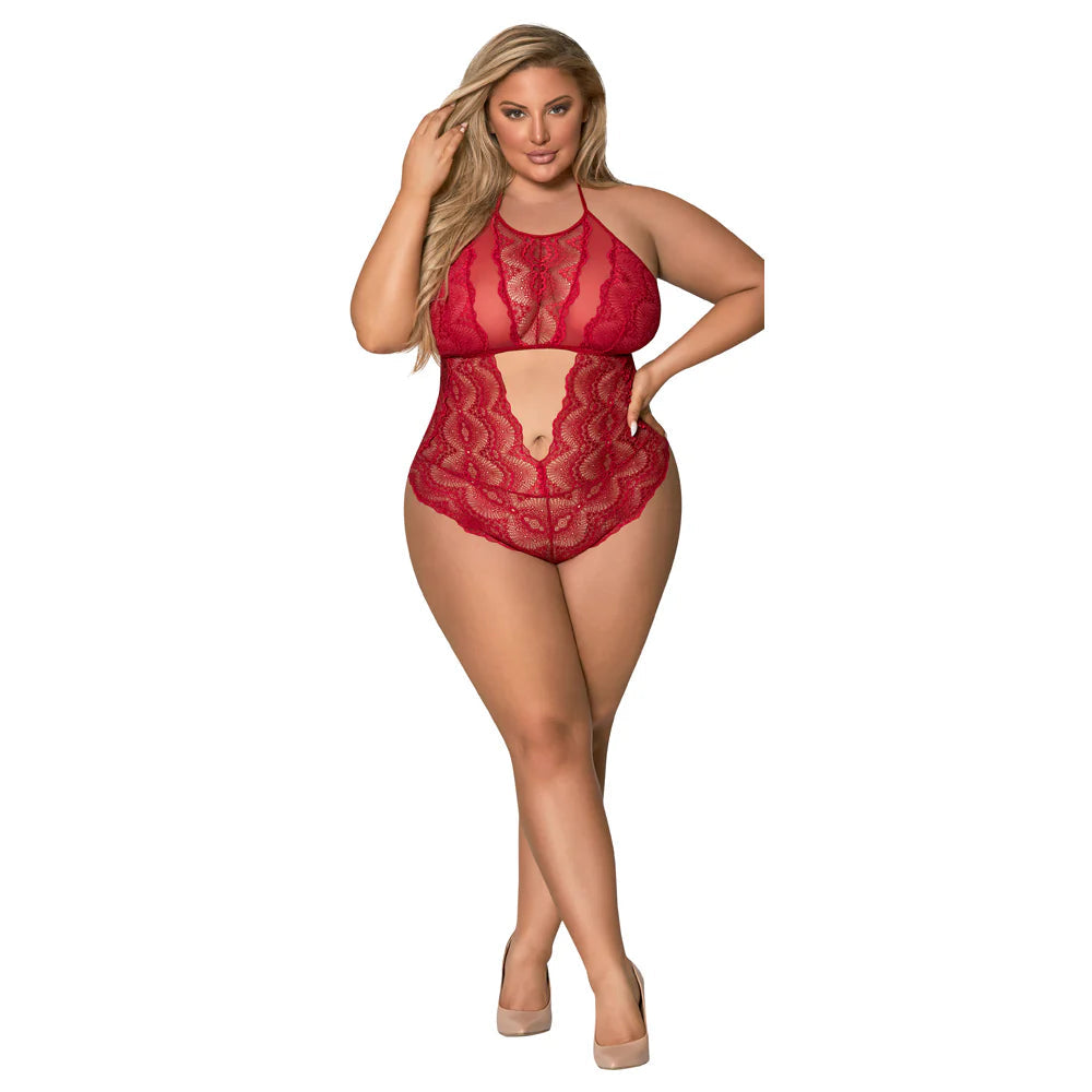 Magic Silk Sugar &amp; Spice Teddy With Snap Crotch EXPOSED
