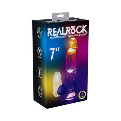 RealRock – Wireless Rechargeable Vibrator with Balls (7 Inch) SHOTS