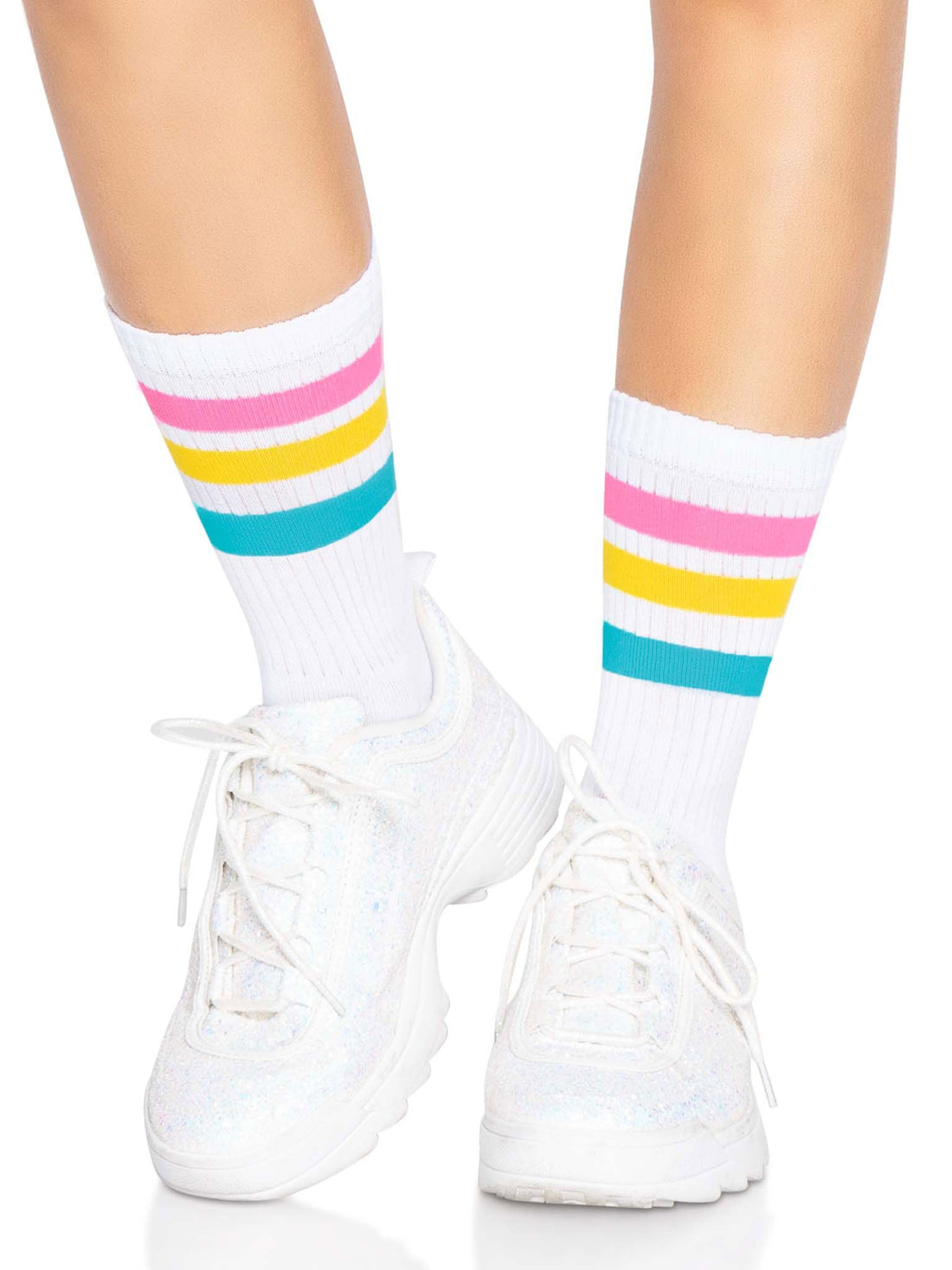 Pride Crew Socks - One Size - Pansexual - SP BOUTIQUE