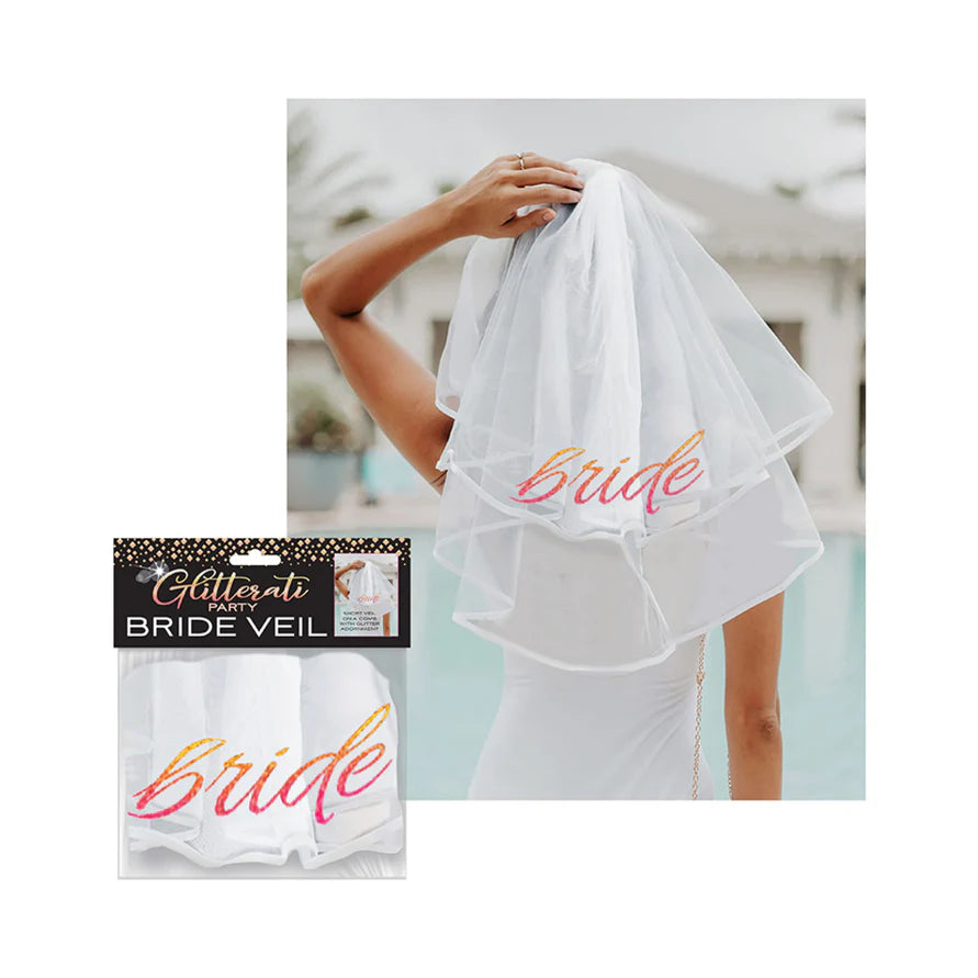 Glitterati Party Bride Veil LITTLE GENIE